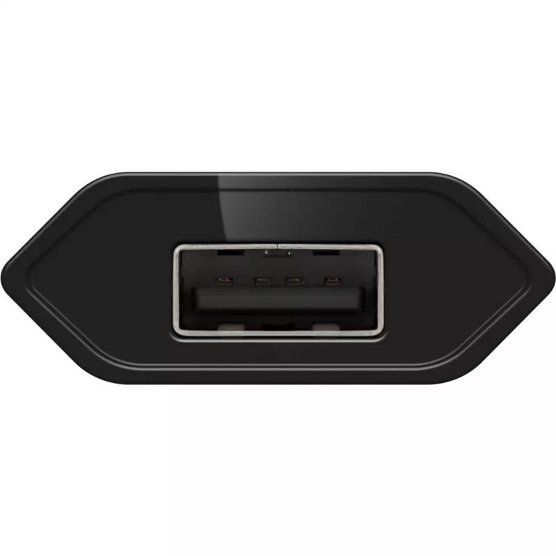 USB sienas lādētājs GOOBAY 5 W, 1× USB 2.0, ieeja 100–240 V, melns