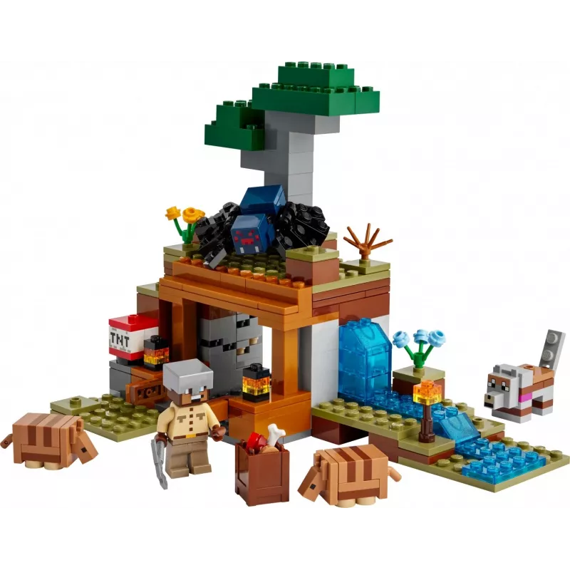 LEGO MINECRAFT 21269 Armadillo raktuvju ekspedīcija
