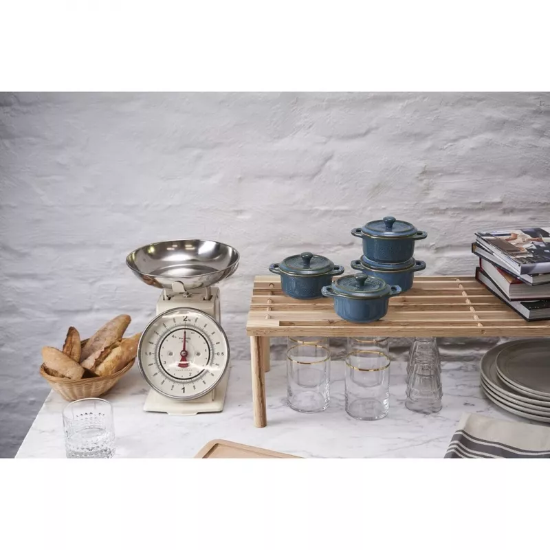 Staub Mini Cocotte Round, 4 gab. - 200 ml, antīkā tirkīza