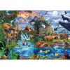 1000 gab. puzzle, schmidt spiele Dzīvnieku pasaules panorāma, modelis 58866