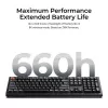 Mehāniskā pilnizmēra tastatūra Keychron V6 Ultra 8K — QWERTY, Bluetooth, RGB, melna