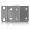 Montāžas komplekts Ubiquiti UACC-Rack-Ear-1U pelēks cinkots tērauds
