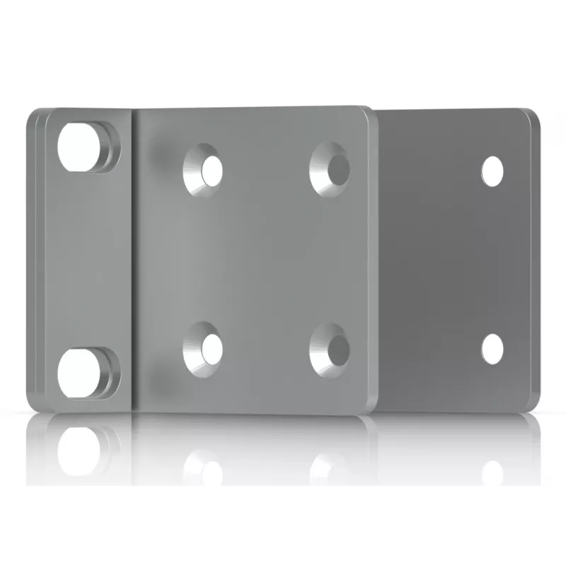 Montāžas komplekts Ubiquiti UACC-Rack-Ear-1U pelēks cinkots tērauds