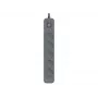 Power Line+ 3m Graphite pārsprieguma aizsargs ar pagarinātāju (5 kontaktligzdas)