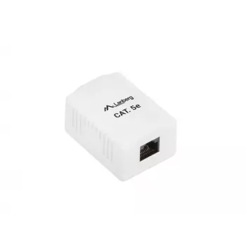 Lanberg OU5-0001-W RJ-45 kontaktligzdas kaste balta
