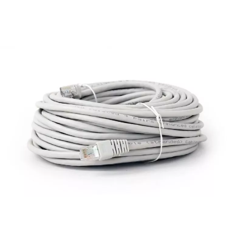 komutācijas kabelis CAT6 UTP 15M/pelēka PP6U-15M GEMBIRD