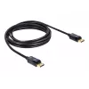 DisplayPort kabelis DeLOCK 82424 3m vīrietis-vīrietis zelta melns