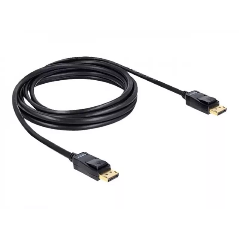 DisplayPort kabelis DeLOCK 82424 3m vīrietis-vīrietis zelta melns