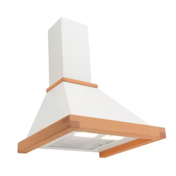 Pie sienas stiprināms tvaika nosūcējs AKPO WK-4 Rustica Eco 60 cm, cauruļvads/recirkulācija, maks. 425 m³/h, tērauds/koks, bronza