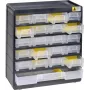 Uzglabāšanas kaste allit VarioPlus Basic modelis 458090, 300×335×135 mm, melna/dzeltena
