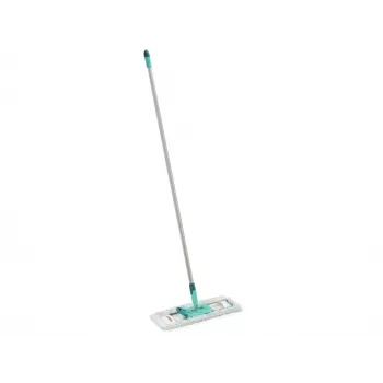 Plakanais mops Leifheit Profi XL cotton plus — 420 mm platums, 360° rotējoša galva, kokvilna/šķiedra, alumīnija rokturis