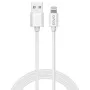 Savio Cl-193 USB kabelis USB 2.0 2 m USB A USB C/Lightning Balts