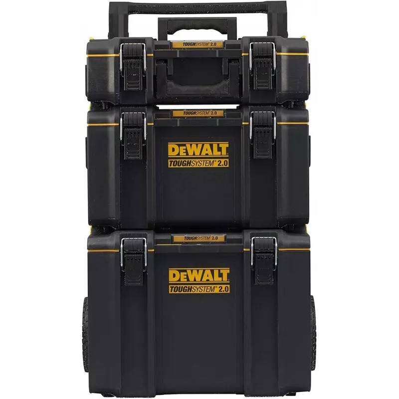 Instrumentu uzglabāšanas kaste DeWalt DWST83402-1, melna/dzeltena, 554×500×1150 mm