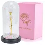 Mūžīgā roze stiklā Extralink Home, balta LED gaisma