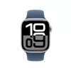 Apple Watch S10 Aluminium Cellular 42mm Sudraba (Sporta aproce džinsa) S/M