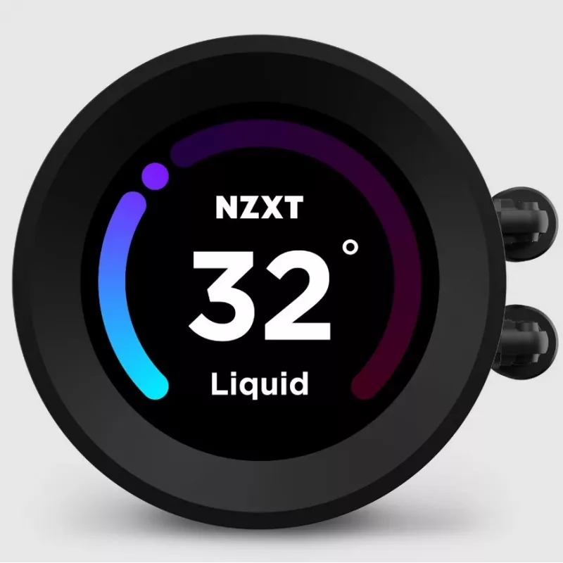Universāls šķidruma dzesētājs NZXT Kraken Elite 240 RGB 12 cm melns