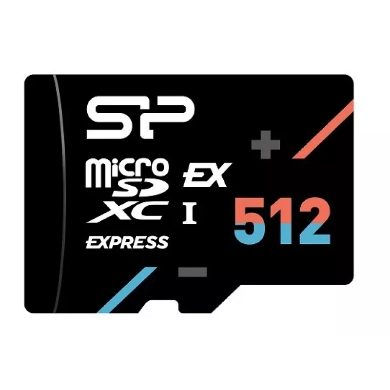 microSDXC atmiņas karte Silicon Power Hypera microSDXC Express 512 GB — UHS-I U3, V30, A1, 10. klase
