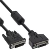 InLine DVI-D kabelis 24+1 M/F, Dual Link, 2 ferīta serdeņi, 3m