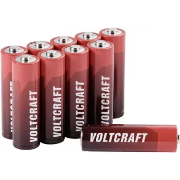 VOLTCRAFT Industrial LR6 Mignon (AA) baterija Alkali-Mangāna 3000 mAh 1,5 V 10 gab. (VC-14066385)
