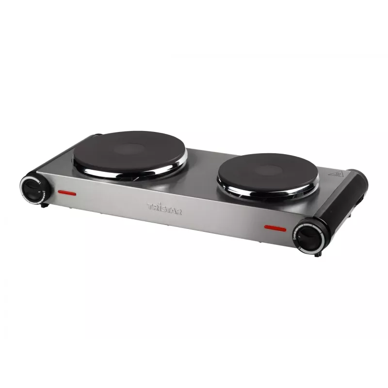 Tristar KP-6248 Dubultā karstā plīts, 2 gatavošanas zonas, rotējoša vadība