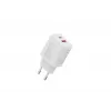 Maiņstrāvas USB lādētājs DIGITUS 20 W, 1x USB-C, 1x USB-A, ieeja 100–240 V, balts