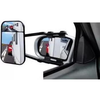 IWH Caravanspiegel XL Duo 220 mm x 125 mm atpakaļskata spogulis, ārējais vilkšanas spogulis treileriem