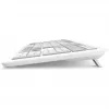 Sharkoon OfficePal K30W baltā Vācijas izkārtojuma gumijas taustiņu tastatūra