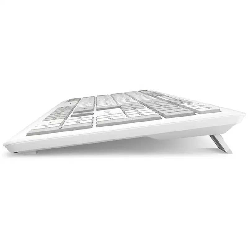 Sharkoon OfficePal K30W baltā Vācijas izkārtojuma gumijas taustiņu tastatūra