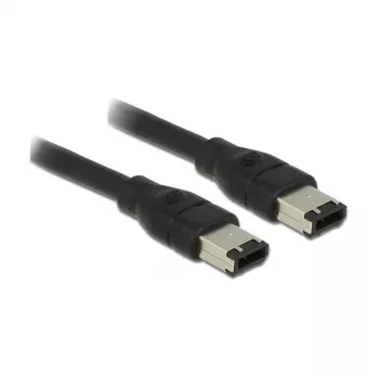 FireWire kabelis DeLOCK 83273 0,5 m 6-p Melns