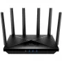 Galda maršrutētājs Cudy WR11000 — trīsjoslu 2,4/5/6 GHz, Wi‑Fi 7, 4× 2,5 Gigabit LAN, 5765 Mb/s 6 GHz joslā, 512 MB RAM