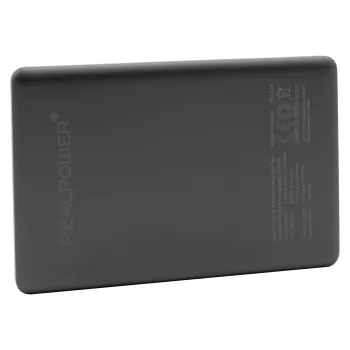 RealPower PB-5000 MAG 5000 mAh bezvadu uzlāde Titanium