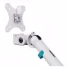 Monitoru statīvs DIGITUS Dual konstrukcija 2×35 collu ekrāniem, skava, 2×10 kg, VESA 75–100, slīpums -45–90°