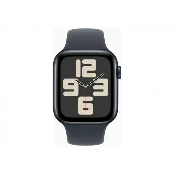 Watch SE GPS + Cellular 44 mm Midnight Aluminium Case ar Midnight Sport Band - M/L