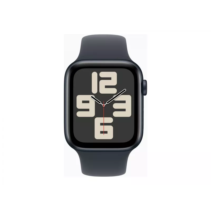 Watch SE GPS + Cellular 44 mm Midnight Aluminium Case ar Midnight Sport Band - M/L