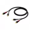 Audio kabelis Procab 1KPCL084 — 2x RCA spraudnis uz 2x RCA spraudnis, 3 m