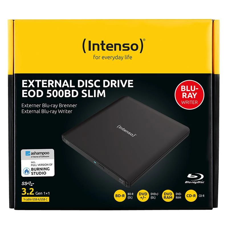 Dvd RW USB3.2 EXT/Melns 5401500 Intenso