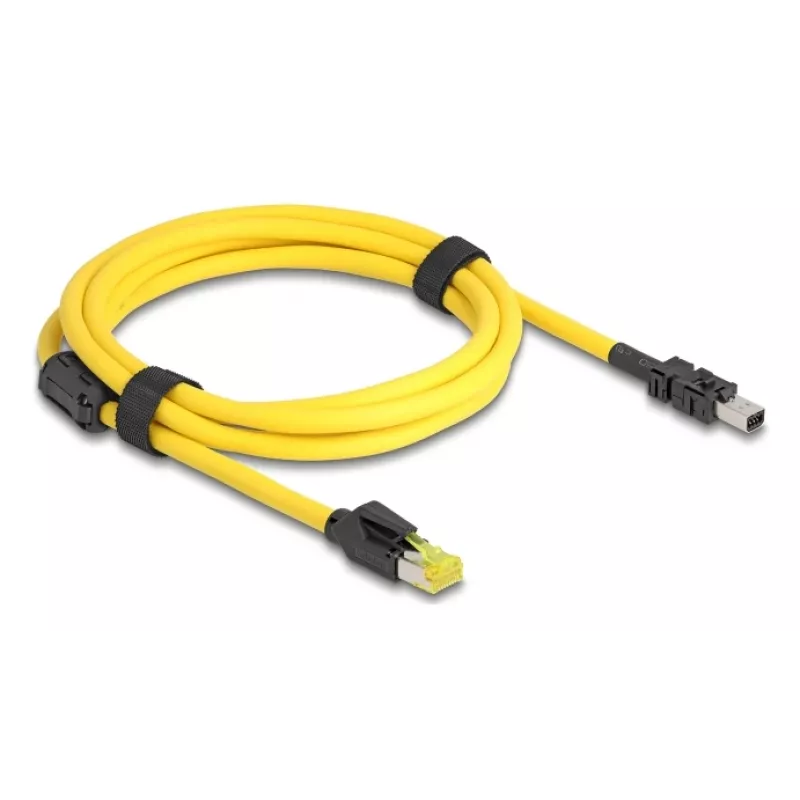Delock kabelis RJ45 spraudnis Cat.6 uz Mini I/O 8 kontaktu D formas 2. tips 2 m (81251)