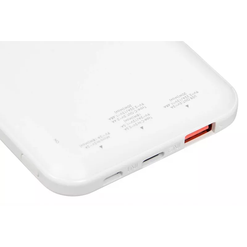 Pārnēsājama ārējā baterija IBOX IPB10 10000 mAh, litija jonu, Quick Charge 3.0, USB-C un USB-A izejas, 20W PD