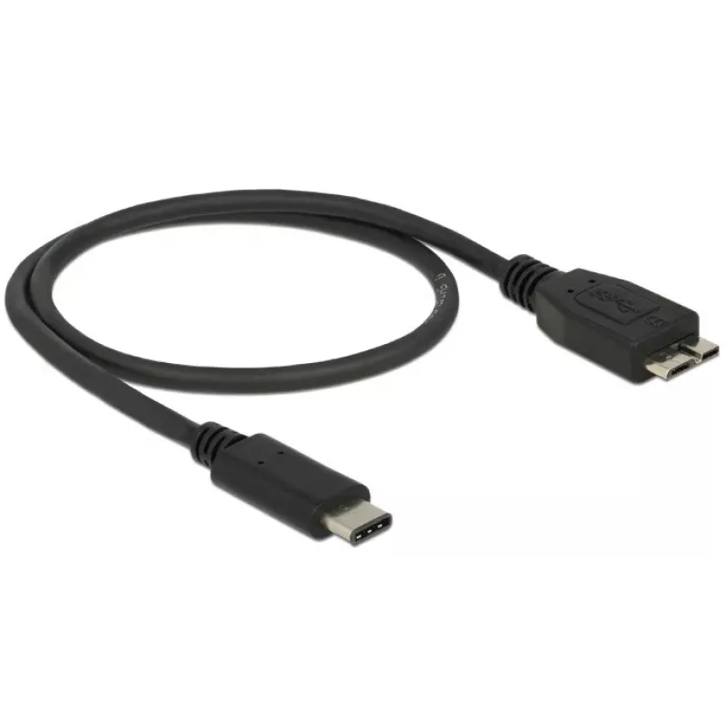 USB kabelis DeLOCK 0,5m USB3.1 C - MicroUSB3.1 B