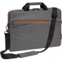 PEDEA FASHION Notebooktasche 43,9 cm (17.3 ) Messengerhülle Schwarz - Grau - Orange (66063046)