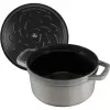 Staub 40509-312-0 kastrolis 5,25 L apaļš grafīts, pelēks