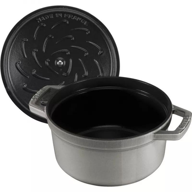 Staub 40509-312-0 kastrolis 5,25 L apaļš grafīts, pelēks