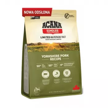 ACANA Singles Yorkshire Pork - sausā suņu barība - 11,4 kg
