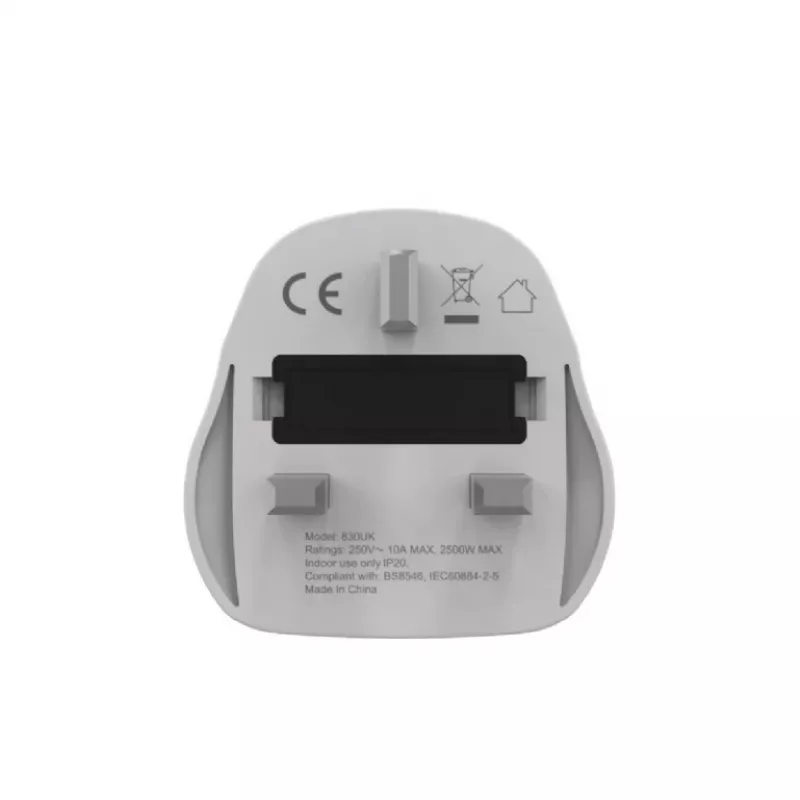 Strāvas adapteris GEMBIRD A-AC-UKMINTF — UK Type G spraudnis uz IEC C13 ieeju, 15A