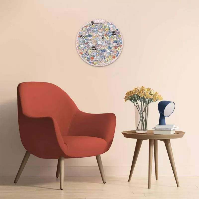 Puzle Ravensburger Hello Kitty and Friends — 500 gab., apaļa