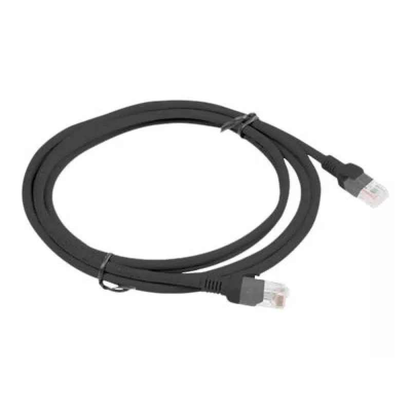 Tīkla kabelis LANBERG PCU5-10CC-0200-BK RJ-45 Cat5e U/UTP 2 m Melns