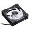 Phanteks D30 120mm ARGB PWM korpusa ventilatori - melns, 3 gab.