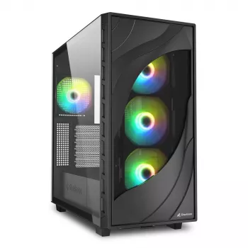 Sharkoon REBEL C80G RGB Midi Tower Melns