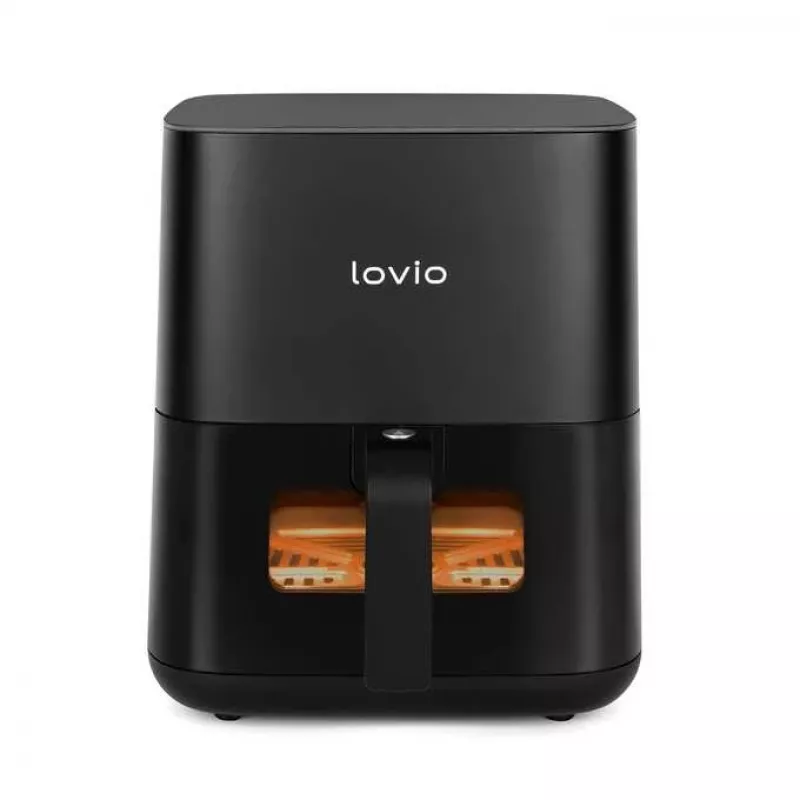 Gaisa fritieris Lovio LVAF001BK 5 L melns — galda tipa karstā gaisa fritieris, 5 litru tilpums