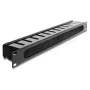 Patch panel DELOCK 67628 1U, melns neilons, 483 mm dziļums, 70x44,5 mm